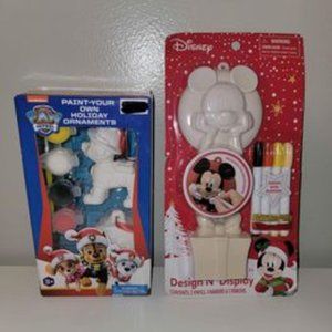 2 DIY Paint-Your-Own Ornaments